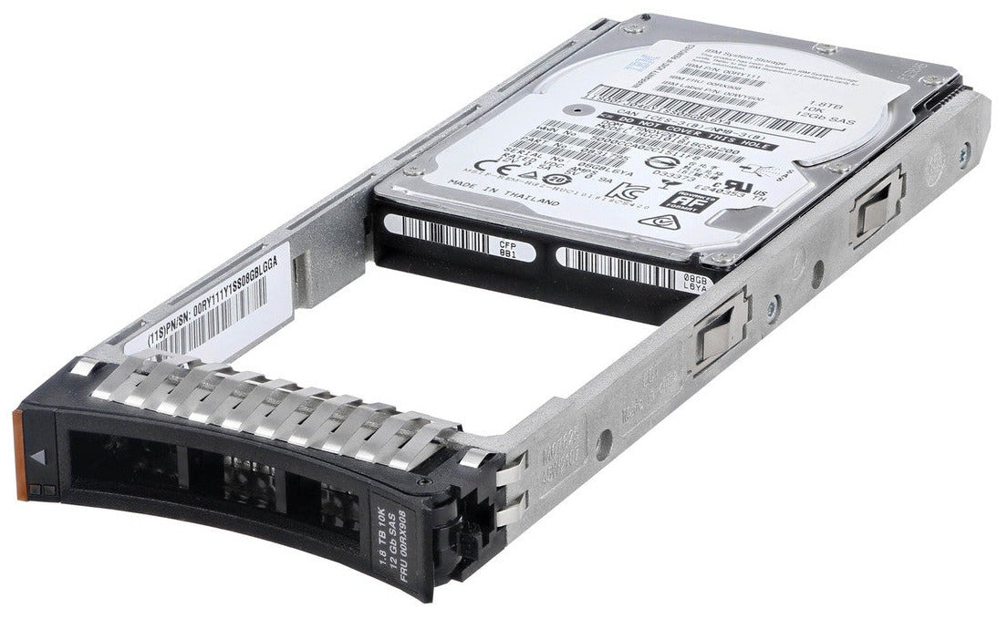 00RX908 00RY111 00WY600 IBM AHF4 1.8TB 10K RPM 12Gb/s 2.5" SAS Hard Drive