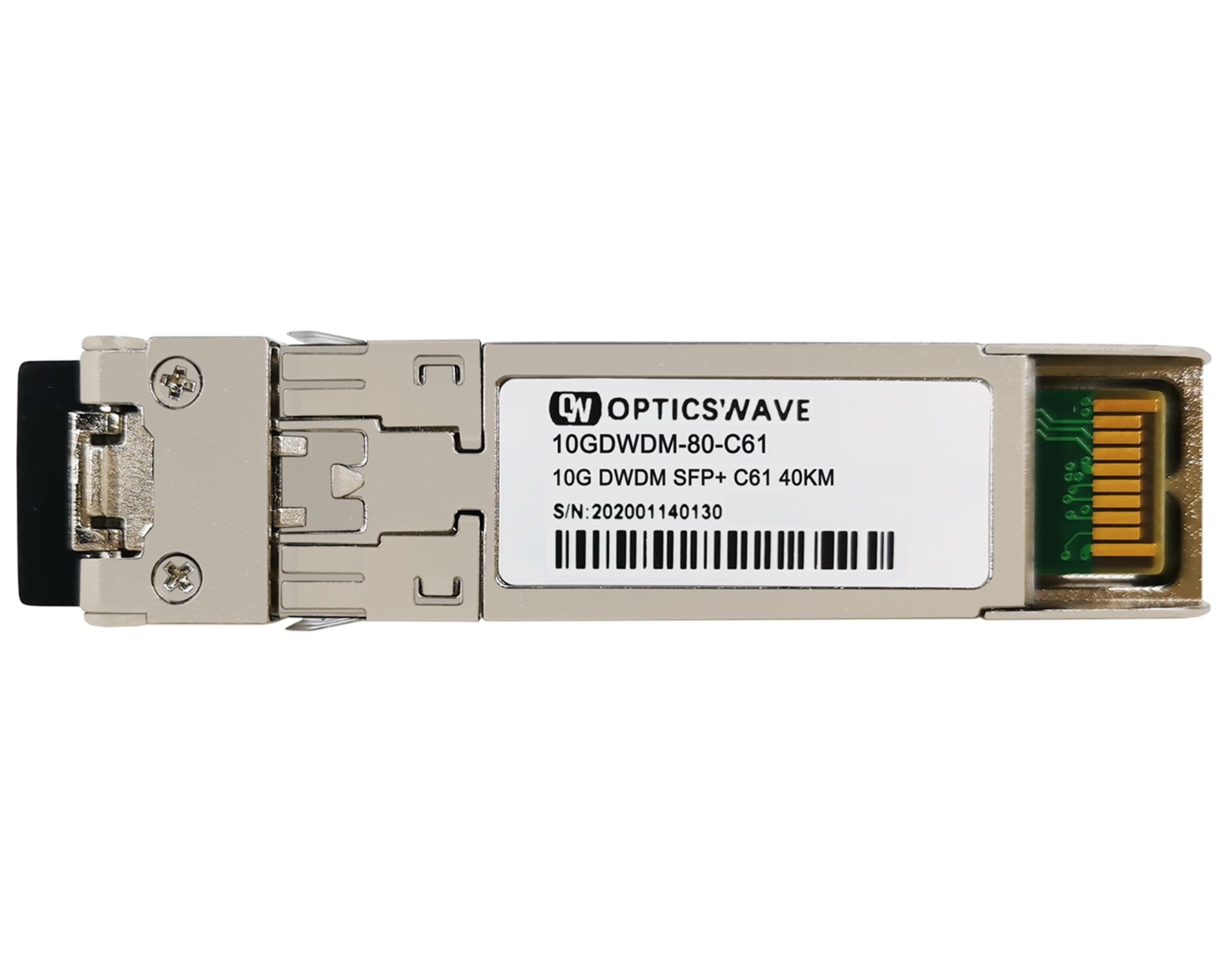 10G DWDM SFP+ C17-C61 40km Industrial DOM LC SMF Transceiver Module