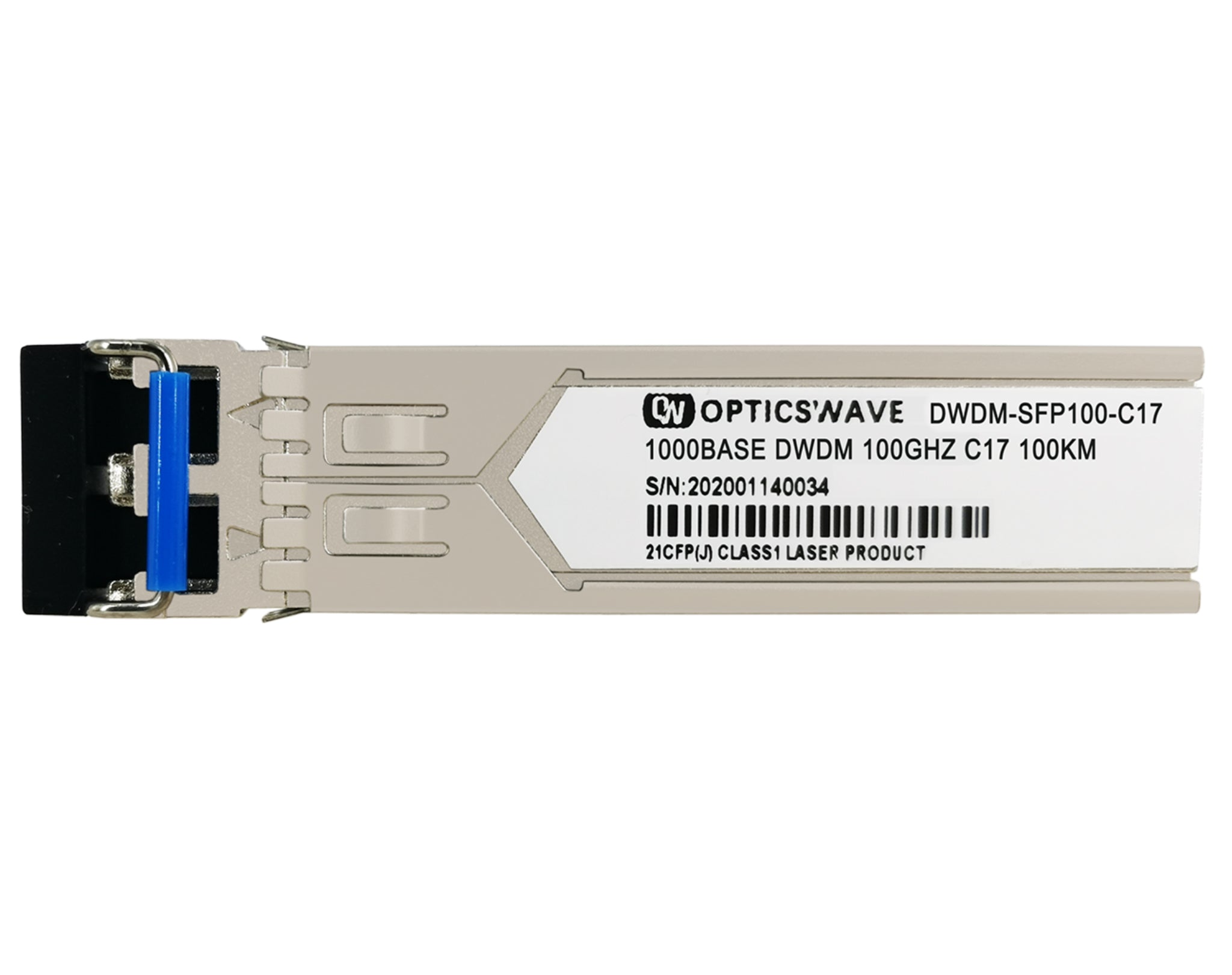 1000BASE-DWDM SFP 100GHz C17-C61 100km DOM LC SMF Transceiver Module
