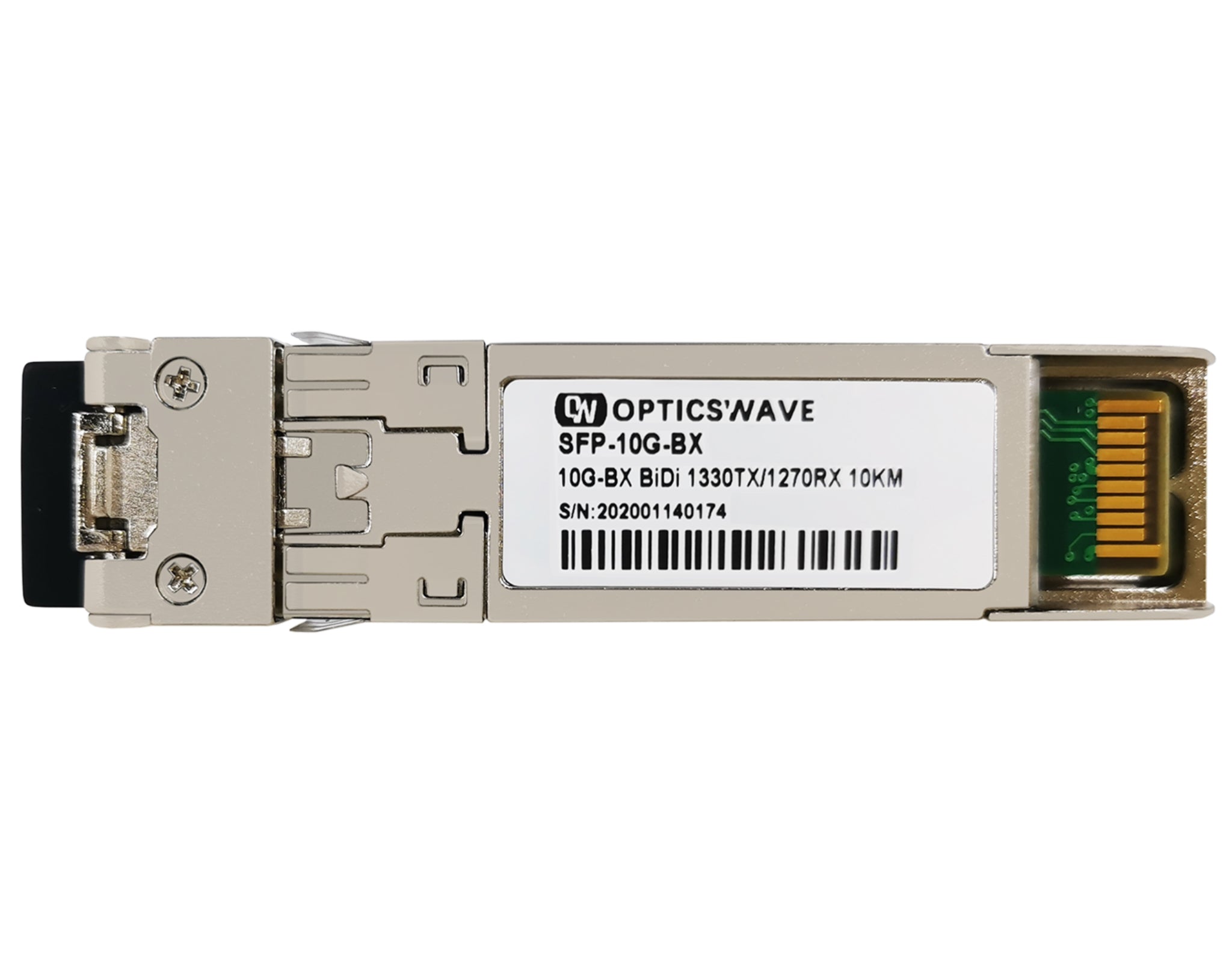 10GBASE-BX10-D-I BiDi SFP+ 1330nm-TX/1270nm-RX 10km Industrial DOM LC SMF Transceiver Module