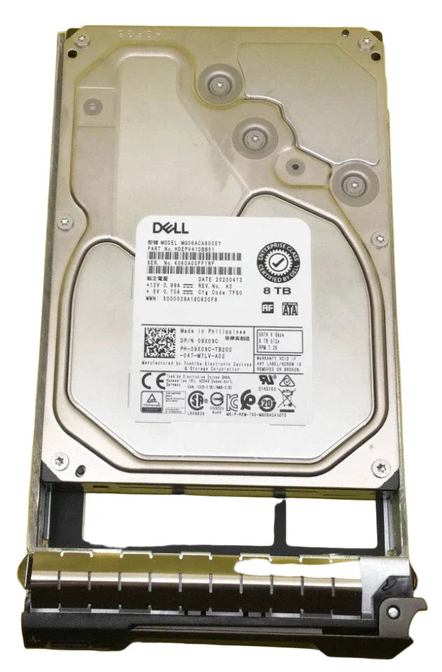 Dell 9X09C MG06ACA800EY - 8TB 7200RPM SATA 3.5-Inch HDD | Alo Tech Solutions
