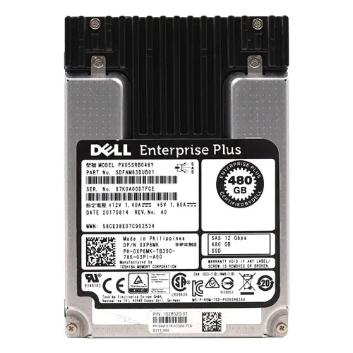 Dell 0XP6MK - 480GB SAS 12Gb/s Read Intensive 2.5-Inch SSD | Alo Tech Solutions