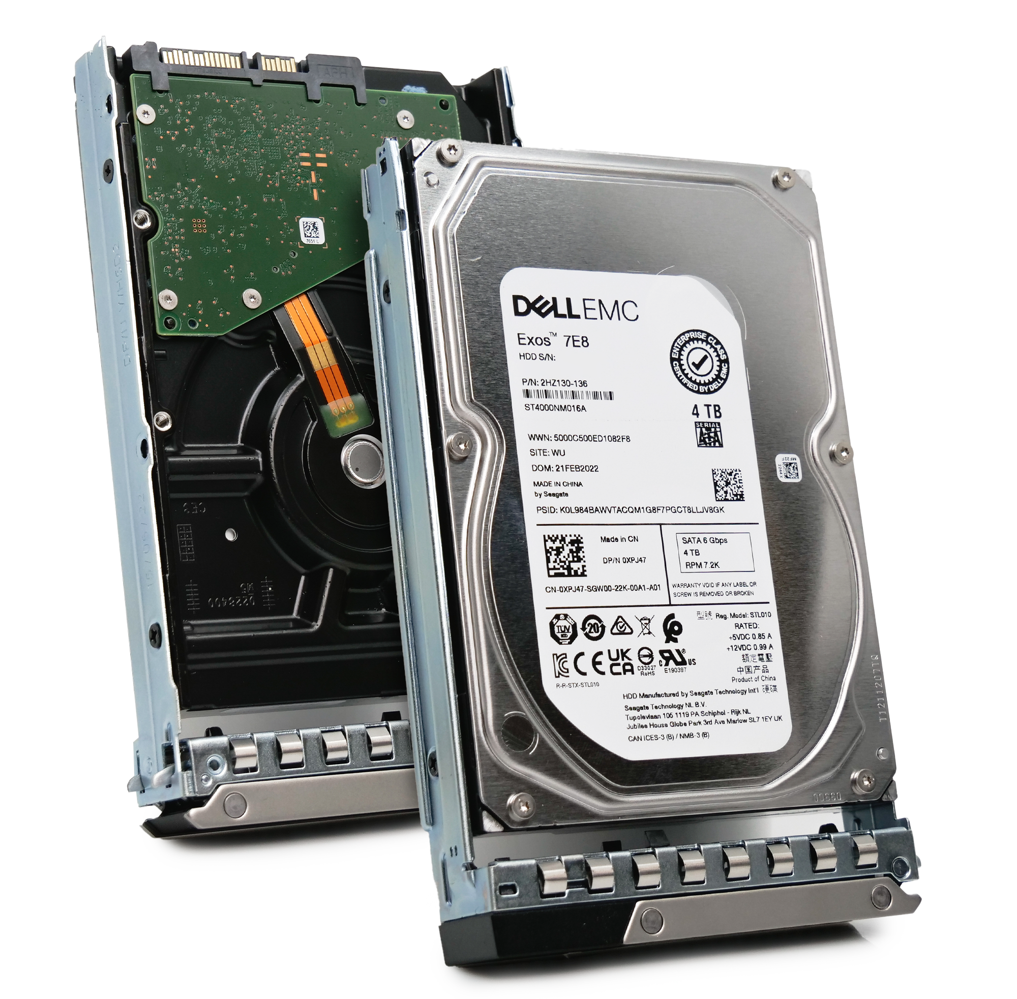 Dell G14 0XPJ47 4TB 7.2K RPM SATA 6Gb/s 512n 3.5in Refurbished HDD