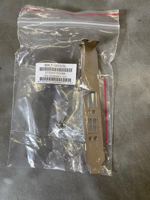Supermicro BKT-0033L Standard (Full-Height) Bracket for AOC-STGN-I1S / AOC-STGN-i2S