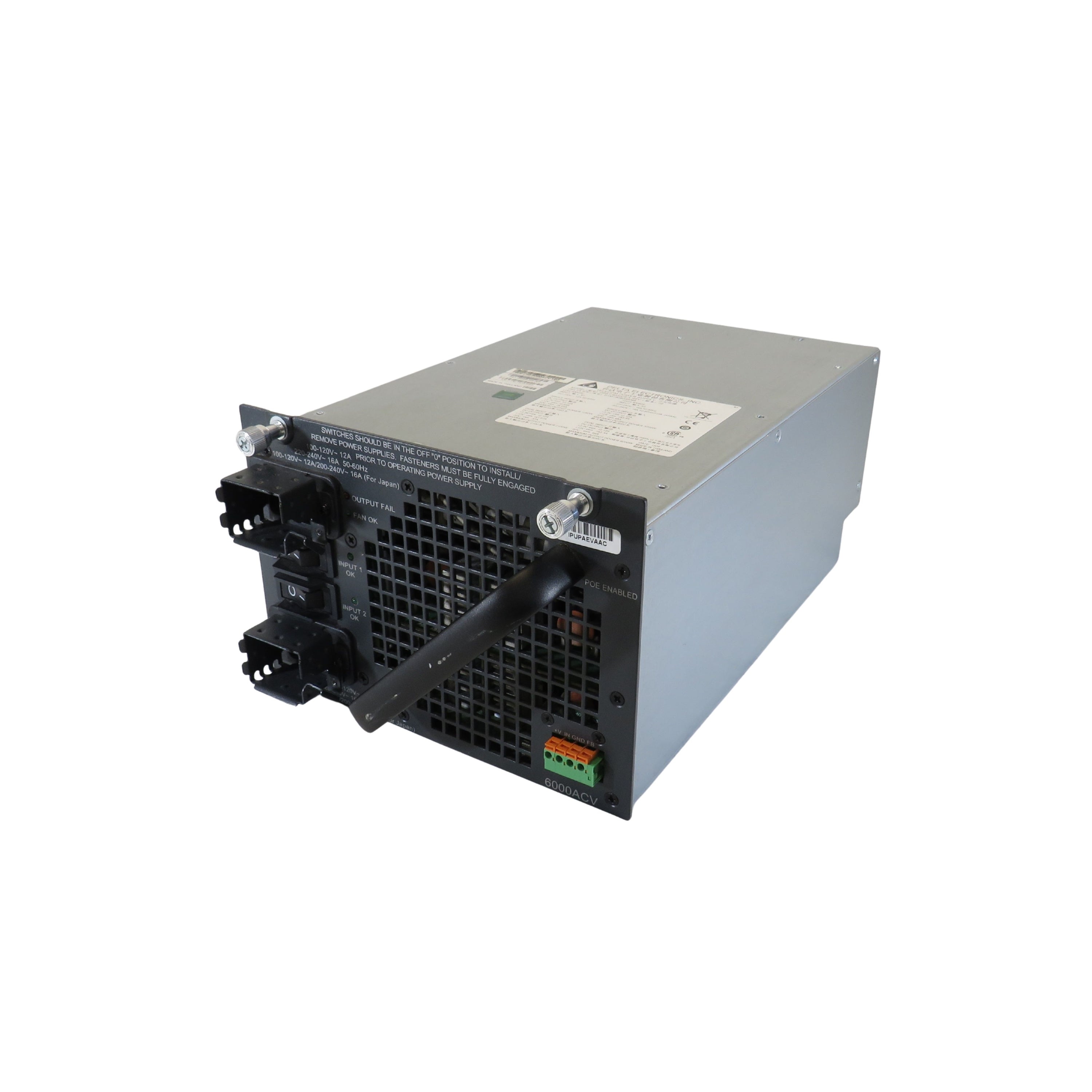 Cisco PWR-C45-6000ACV Catalyst 4500 6000 WAC Power Supply (PoE) (Refurbished)