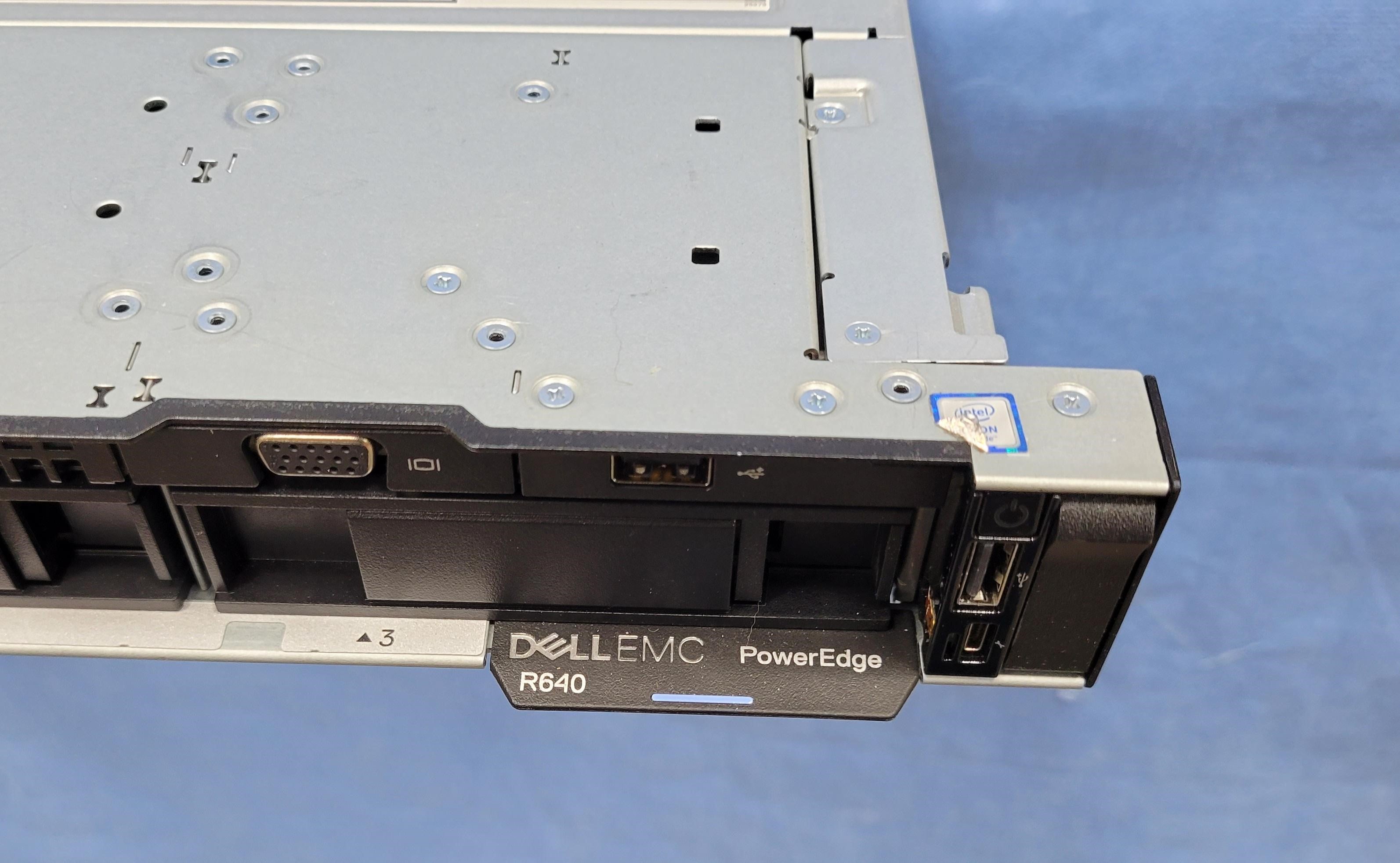 Dell PowerEdge R640 Server 2x 24C Platinum 8160M 2.1GHz 256GB RAM 2x 200GB SSD