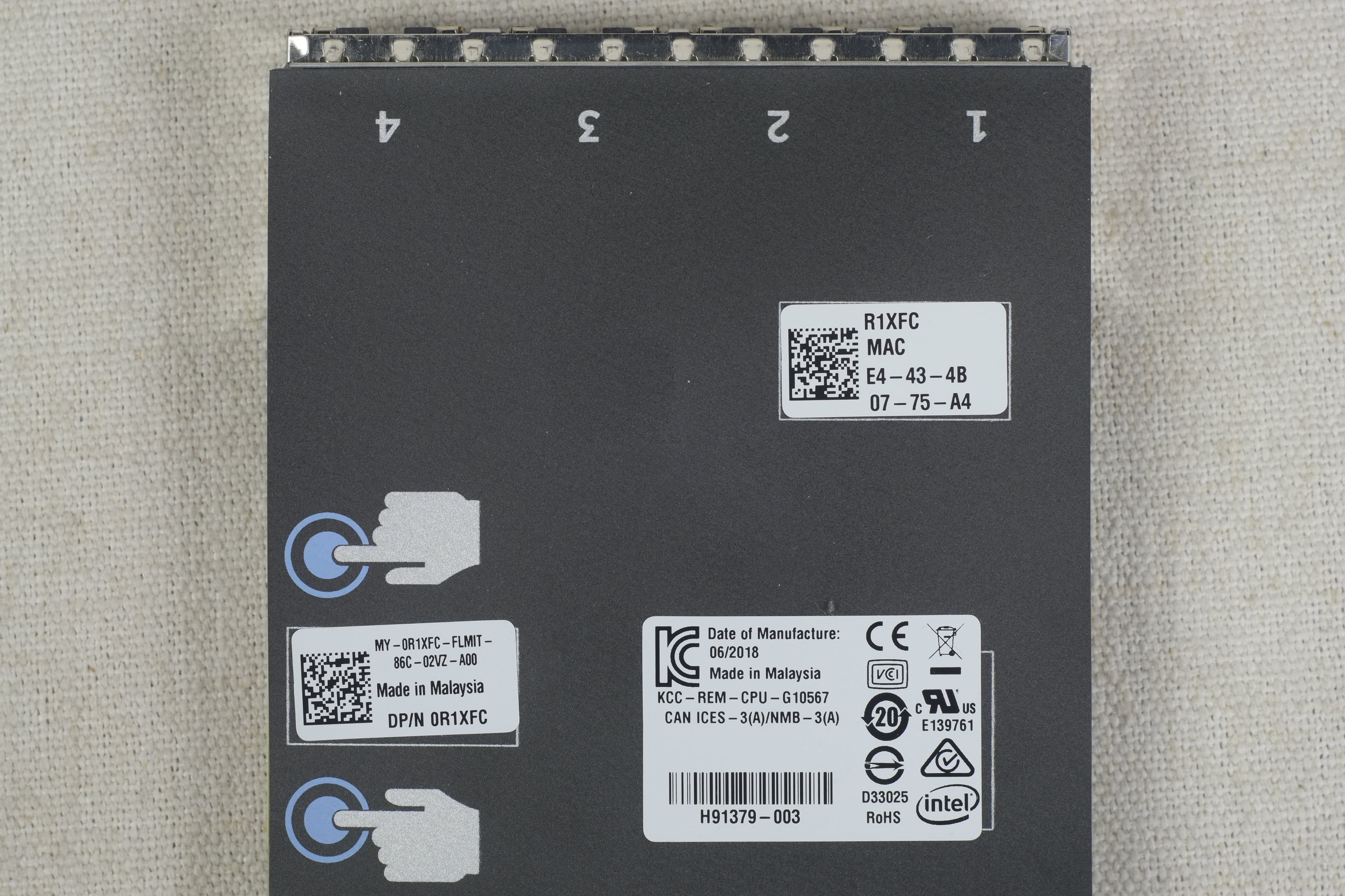 Dell R1XFC Intel I350 Quad Port 1GB Ethernet Network Daughter Card