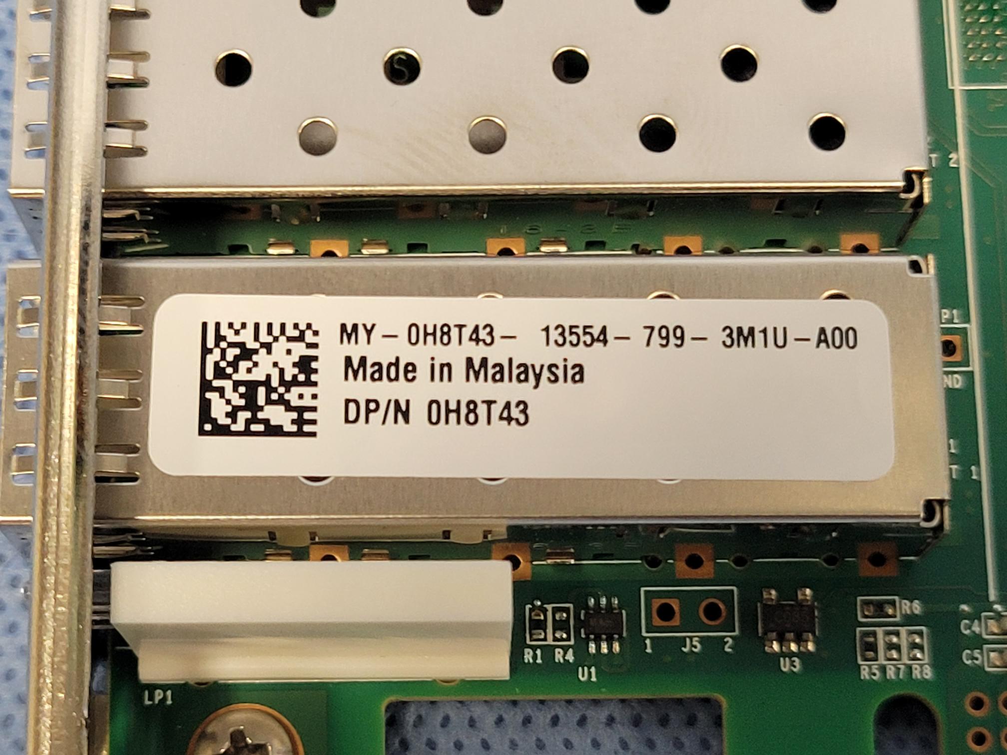 Dell H8T43 QLogic QLE2662 Dual Port 16Gb/s FC Fiber Channel HBA QLE2662-DEL FH