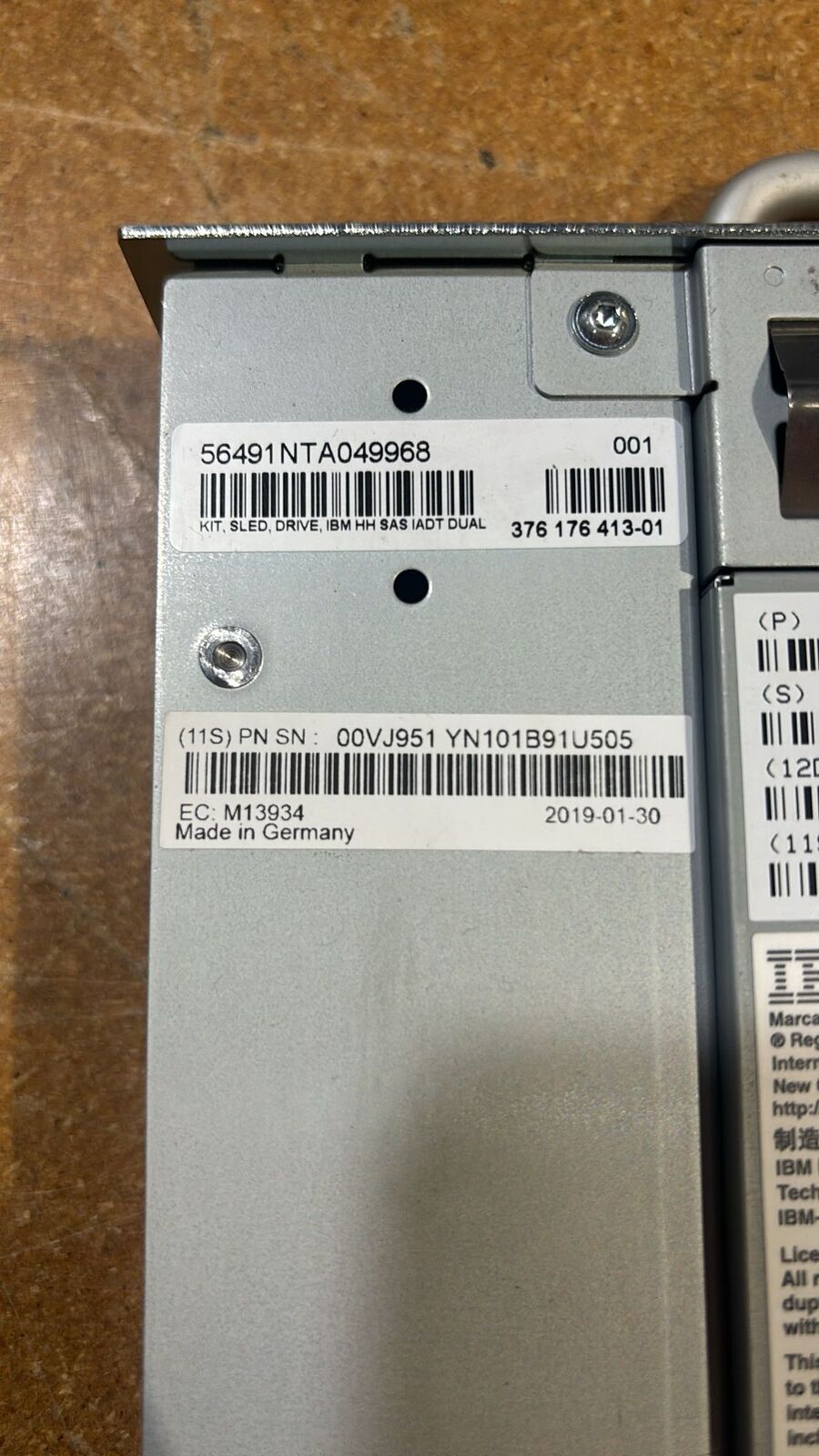 IBM 01PL480 LTO-7 Tape Drive - Label | Alo Tech Solutions