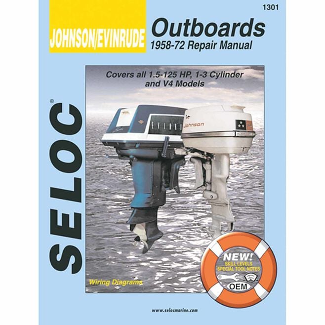 Seloc 18-01301 Marine Manual For Johnson/Evinrude Outboards