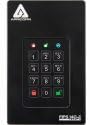 Apricorn 2TB Aegis Fortress L3- FIPS Level 3 Validated USB 3.0 Hardware Encrypted Portable Drive (AFL3-2TB , black