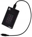 Apricorn 2TB Aegis Fortress L3- FIPS Level 3 Validated USB 3.0 Hardware Encrypted Portable Drive (AFL3-2TB , black