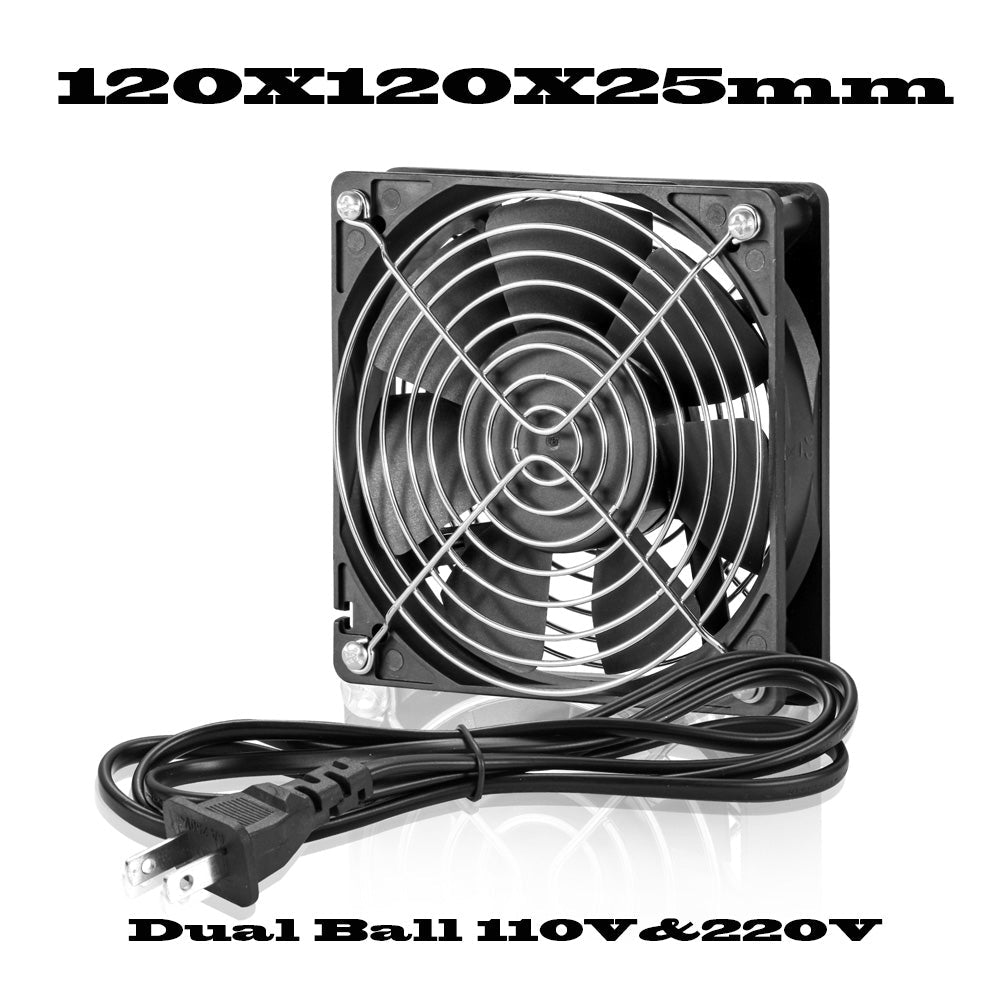 SXDOOL EC Axial Fan AC 115/230V 60mm / 70mm / 80mm / 92mm / 120mm / 172mm Series with Power Cord