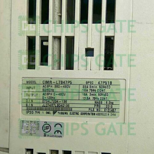 Yaskawa Inverter CIMR-L7B47P5 7.5KW 380V