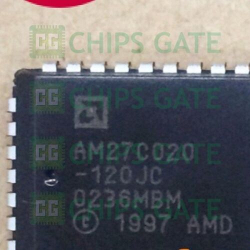 2PCS AMD AM27C020-120JC AM27C020 27C020 256K8 OTP EPROM PLCC32 120ns