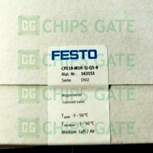 FESTO CPE18-M1H-5J-QS-8 163151 Solenoid Valve