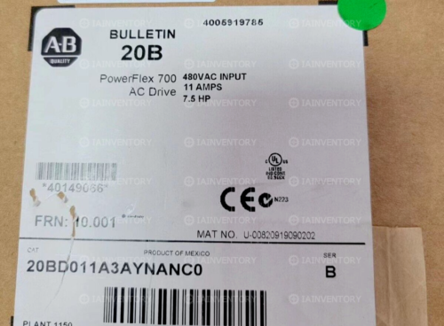 20BD011A3AYNANC0 Allen-Bradley