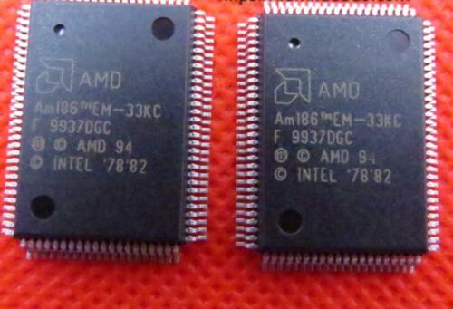 AMD AM186EM-33KC CPU 16Bit Embedded Processor 25MHz QFP100