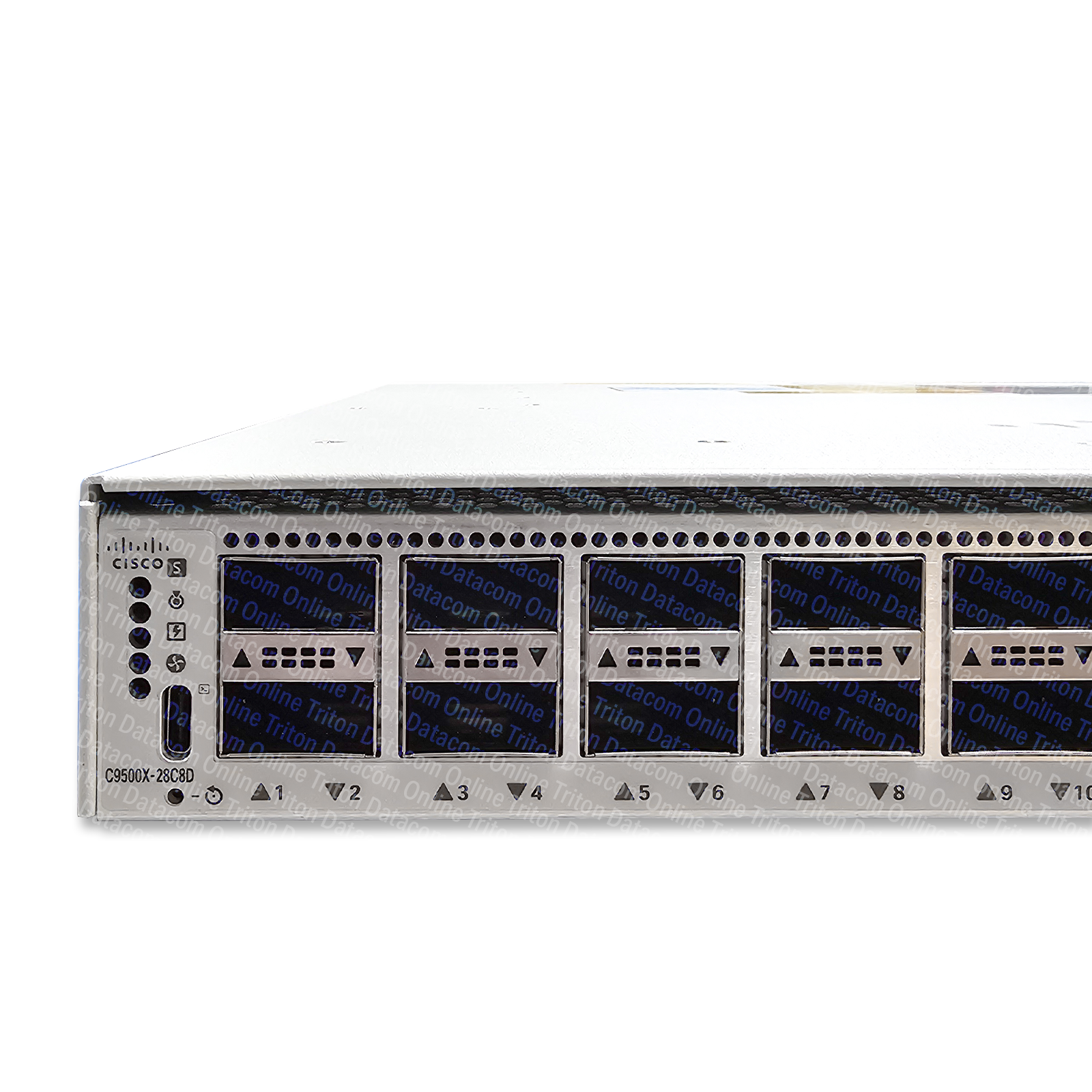 C9500X-28C8D-E - Cisco Catalyst 9500X Series Switch with 28 ports 100-Gigabit QSFP28, 8 ports 400-Gigabit QSFP28, Network Essentials licensing