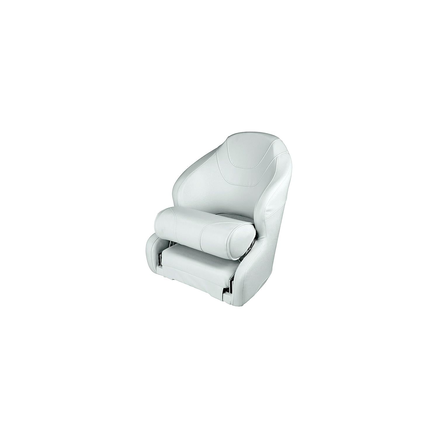 Wise Seats 3315-1774 Wise Baja Series Bucket Seat w/Bolster, Brite White / Grey / Dark Red