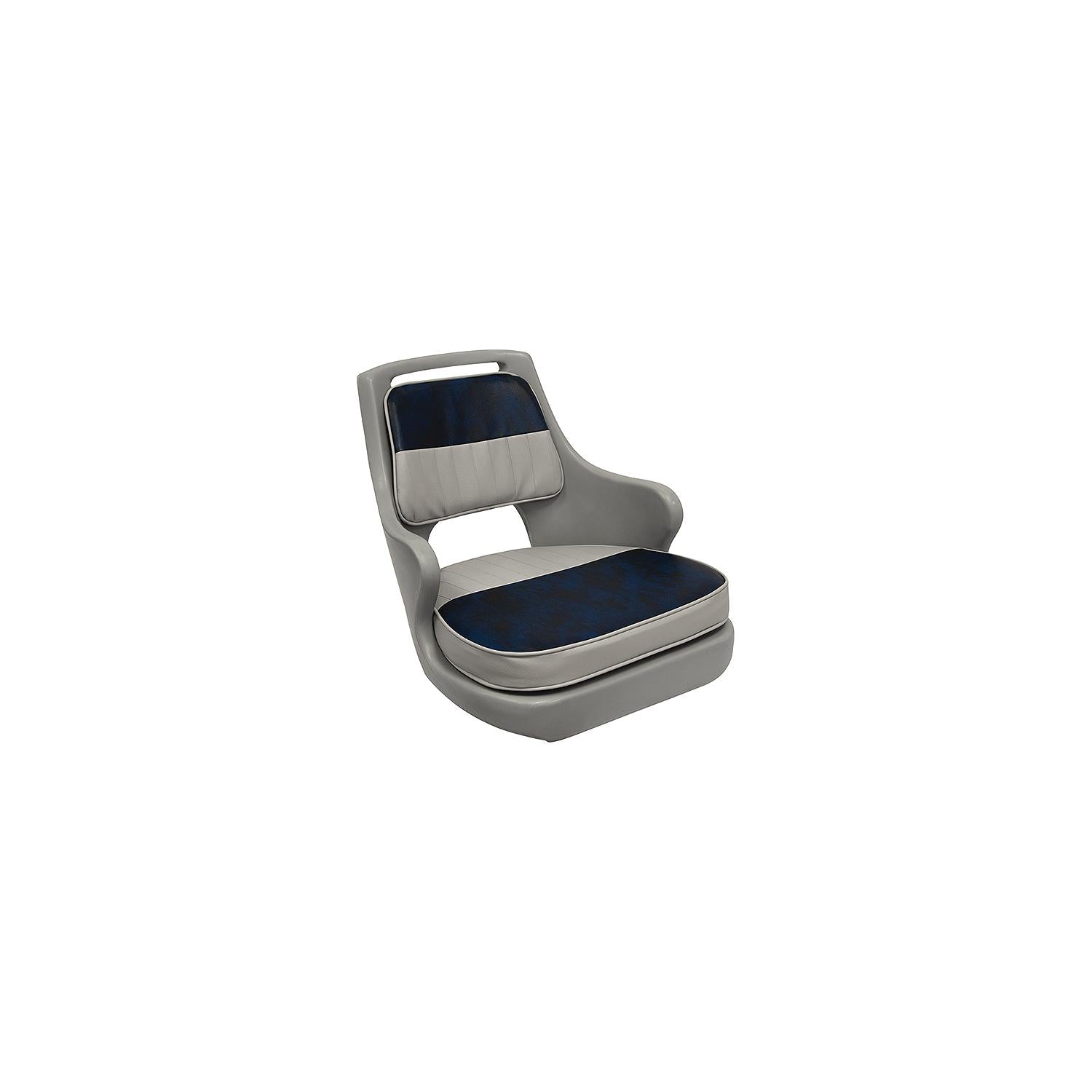 Wise Seats 8WD015-3-660 Wise Freshwater Bucket Seat W/Cushions, Gray/Navy Gray Shell