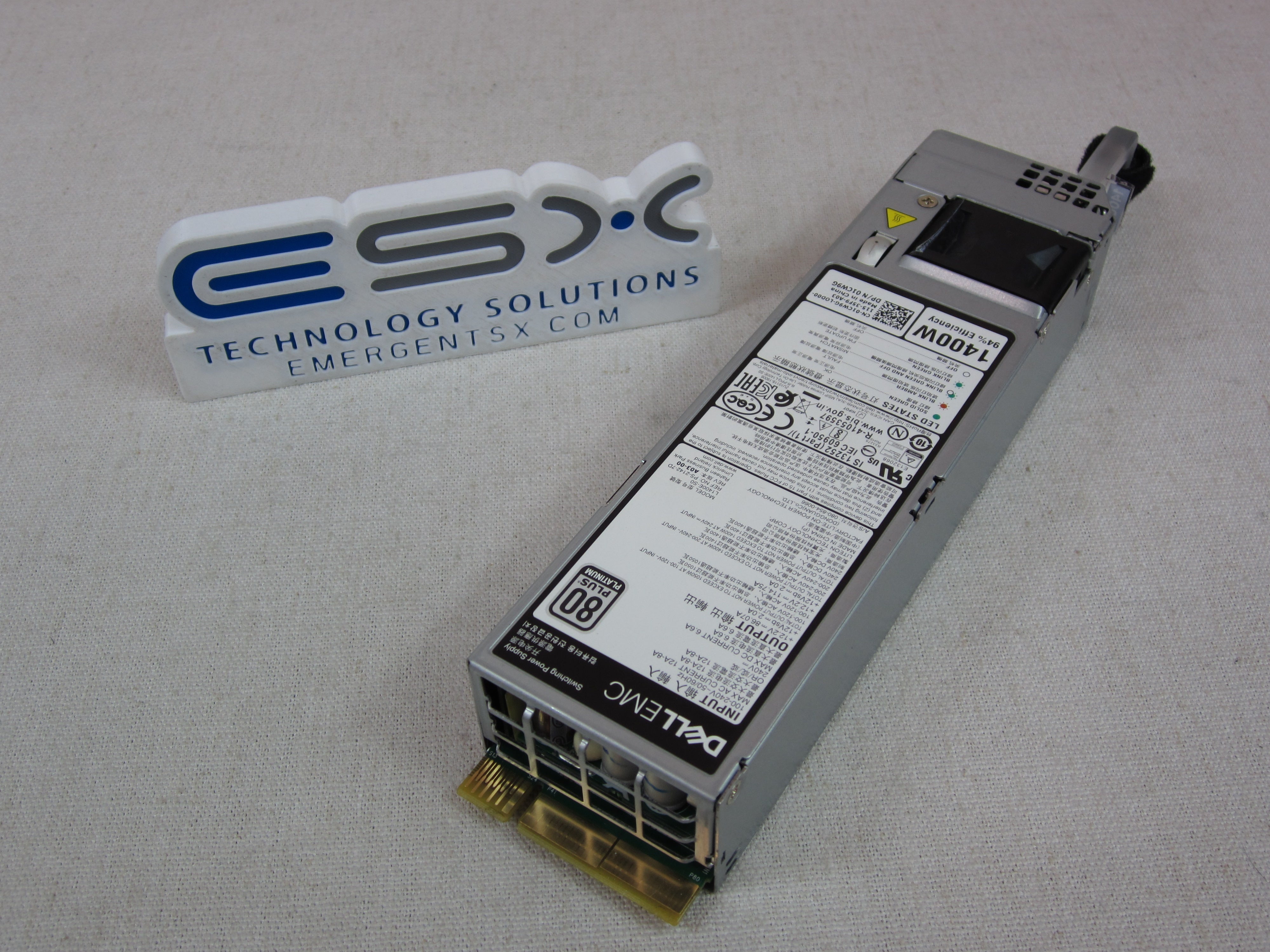 Dell 1CW9G 1400W Platinum Mixed Mode Power Supply Module R650 R750 R660 R760