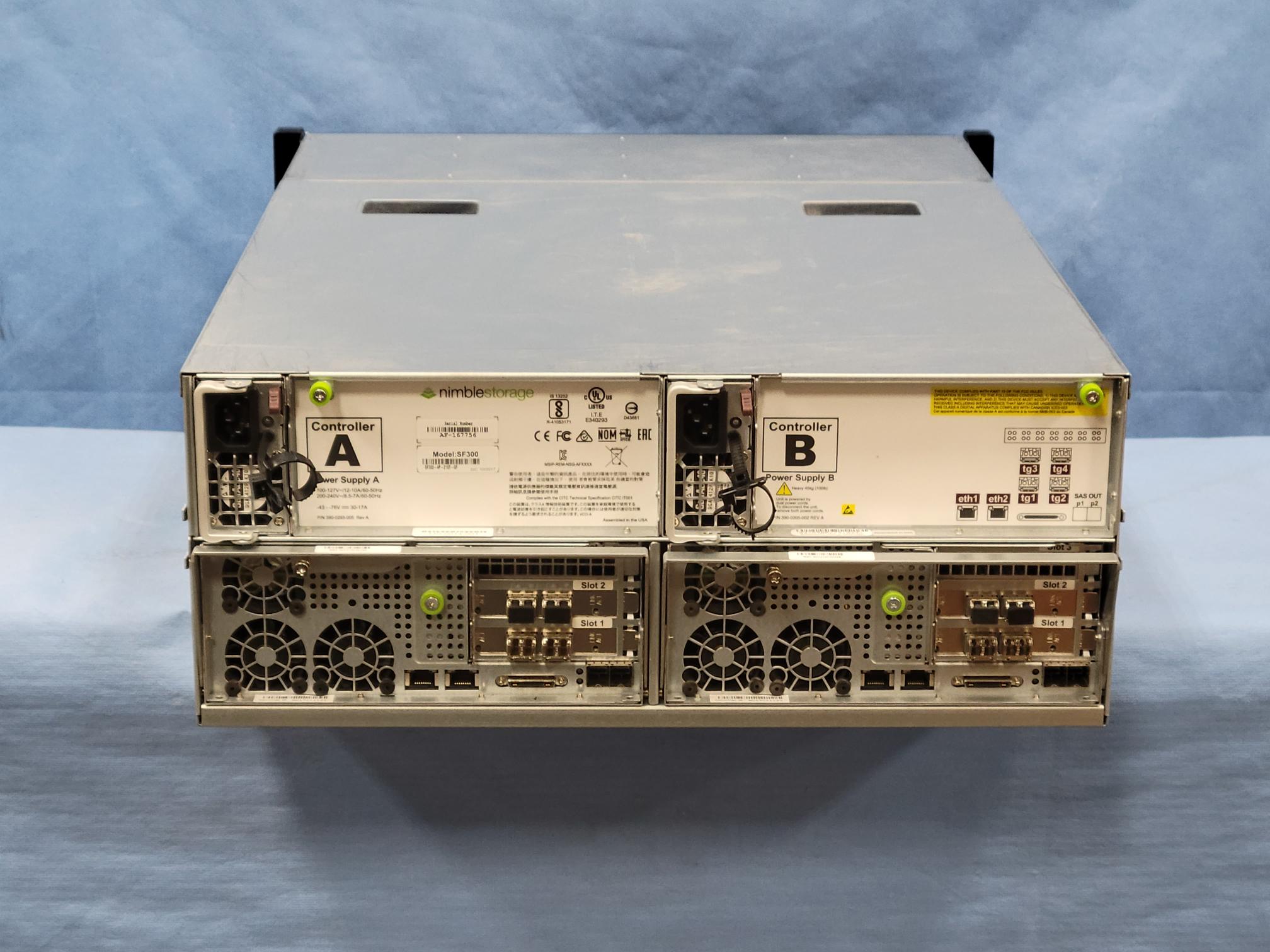 Nimble Storage CS5000 4U SAN | 21 x 4TB, 3 x 3.84TB, 10GbE | 1 yr warranty