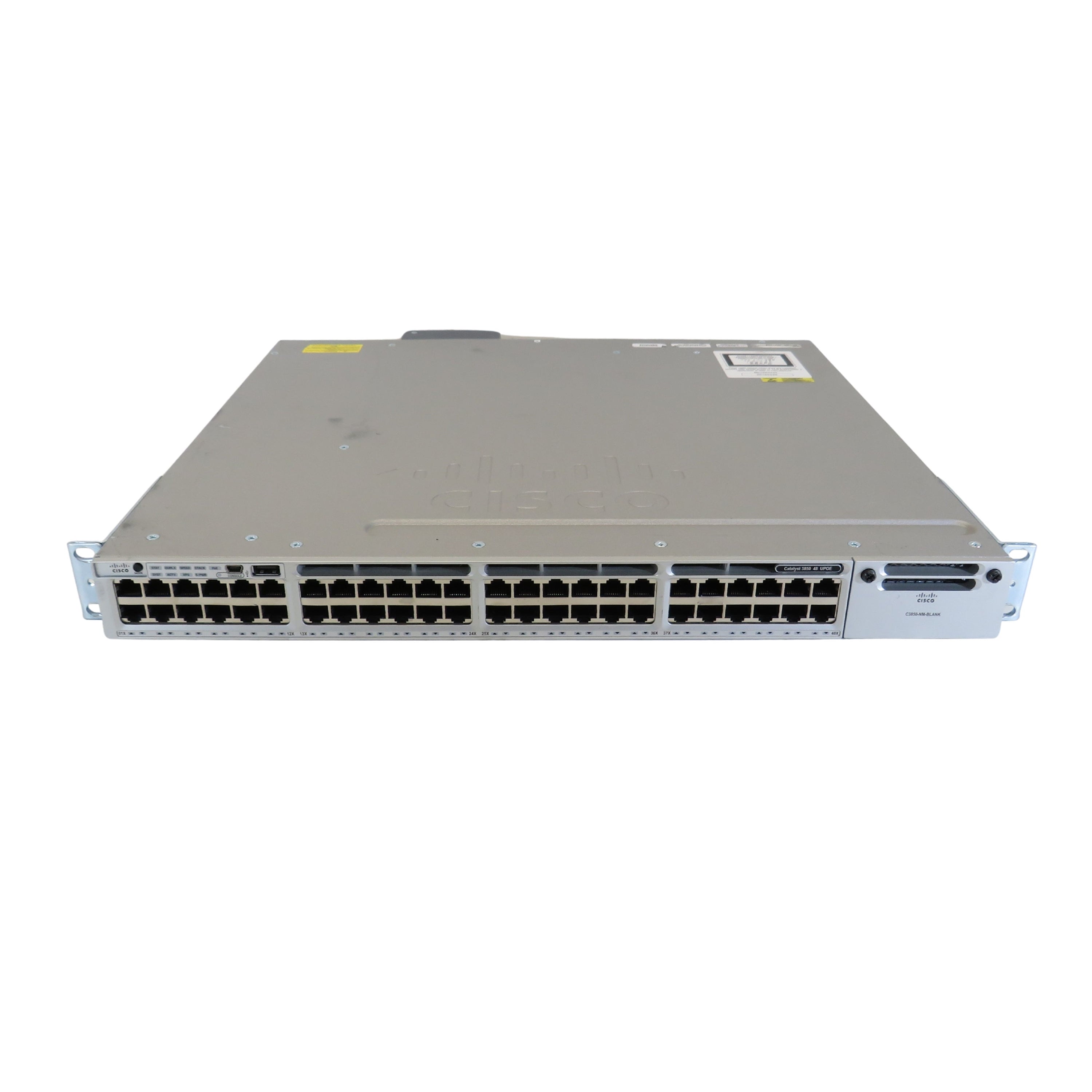 Cisco WS-C3850-48UW-S Catalyst 48 Port UPoE w/ 5 AP & PWR-C1-1100WAC (Refurbished)