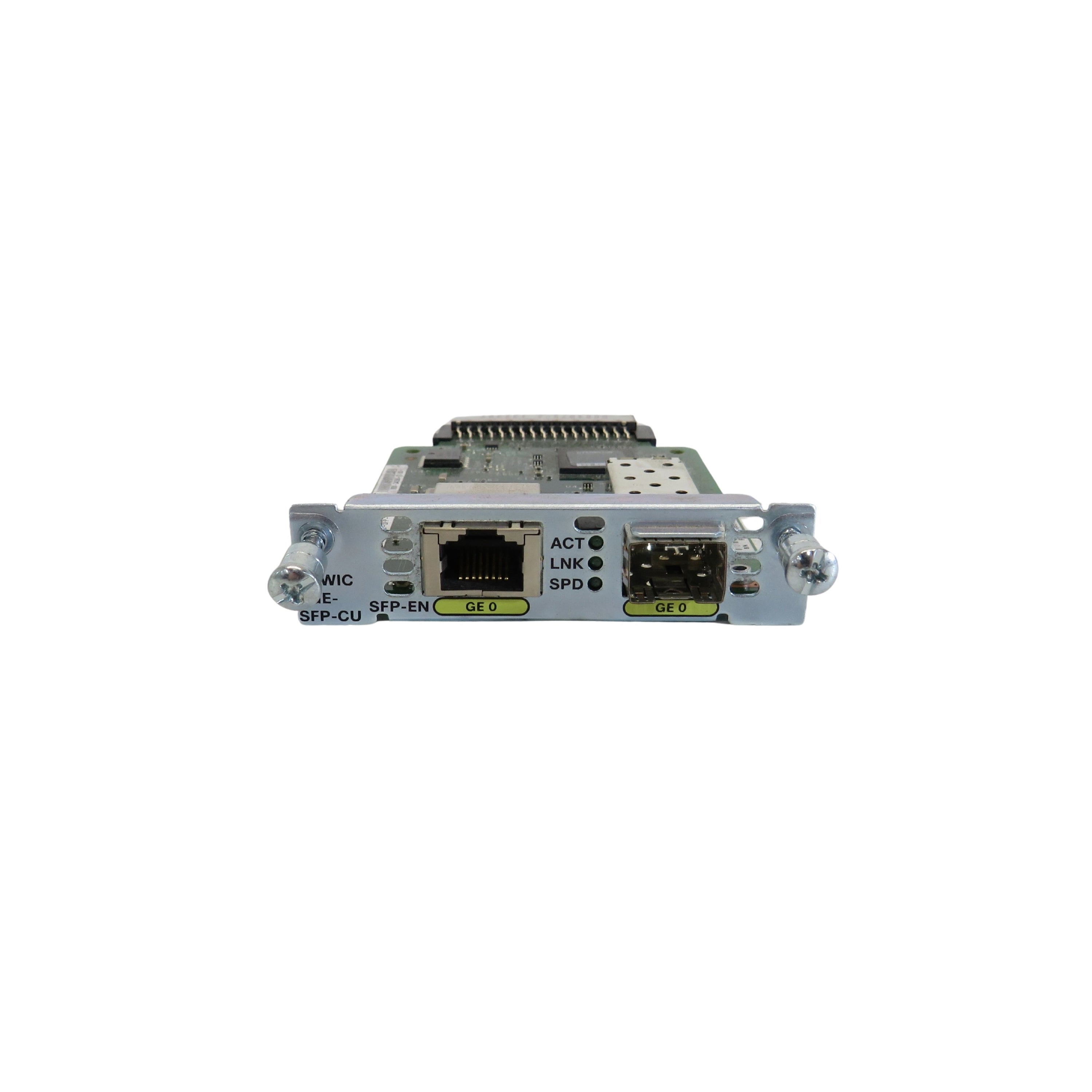 Cisco EHWIC-1GE-SFP-CU Enhanced HWIC, Dual Mode 1 Port SFP/Copper (Refurbished)