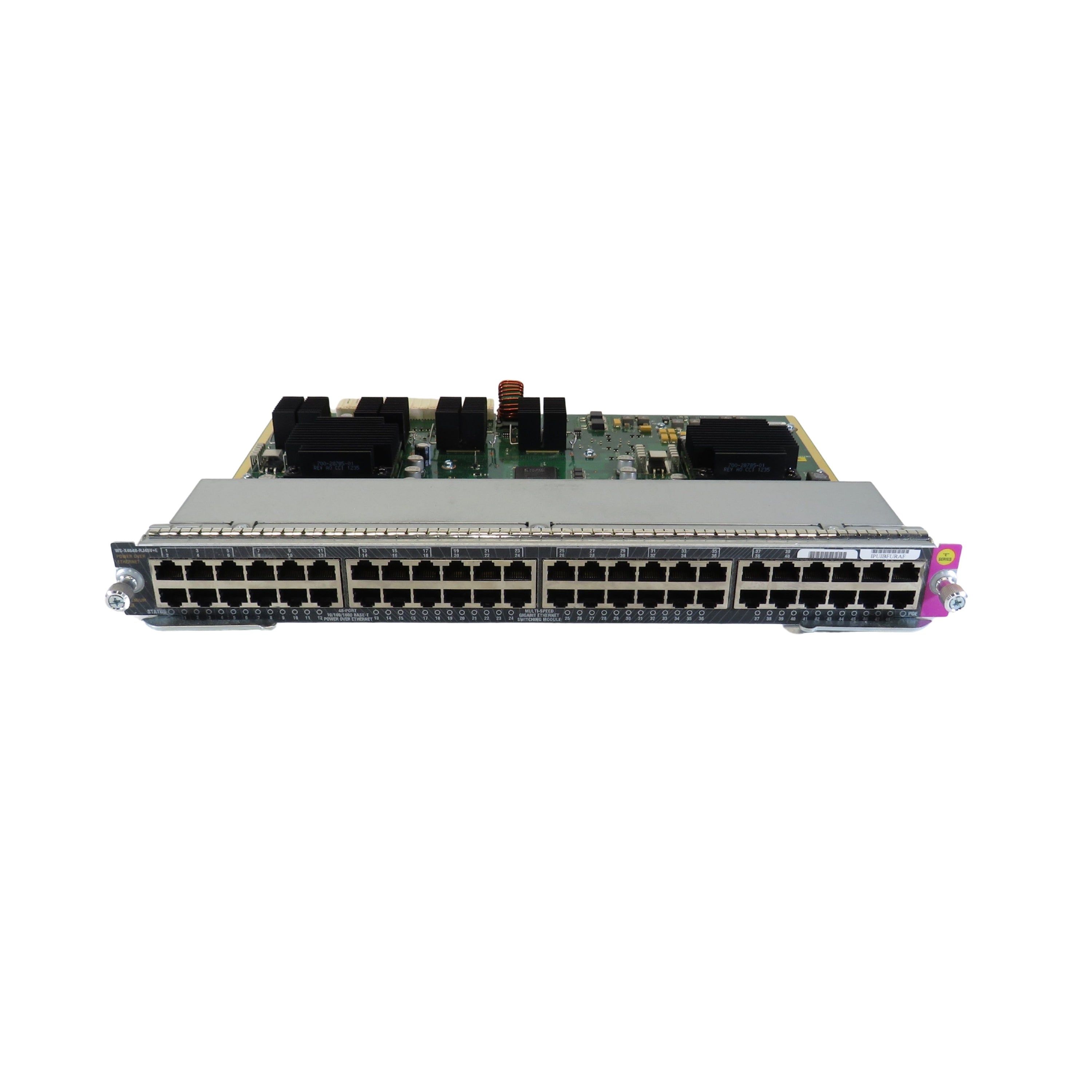 Cisco WS-X4648-RJ45V+E Catalyst 4500E Series 48 Port 802.3af PoE and PoEP (Refurbished)