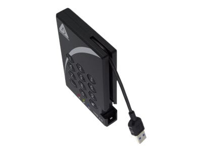 Apricorn 2TB AES-XTS Padlock Secure USB 3.0 256-bit Encrypted External Hard Drive (TAA Compliant