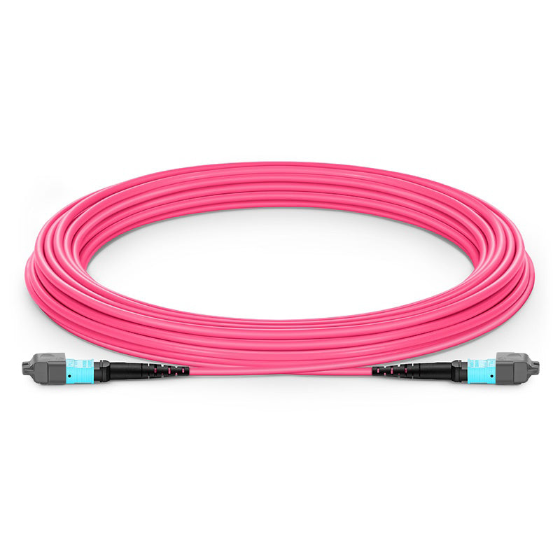 MTP-24 Female 24 Fibers LSZH OM4 50/125 Multimode Elite Trunk Cable