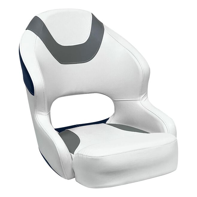Wise Seats 3314-1773 Wise Baja Series Bucket Seat, Brite White / Grey / Round Midnight