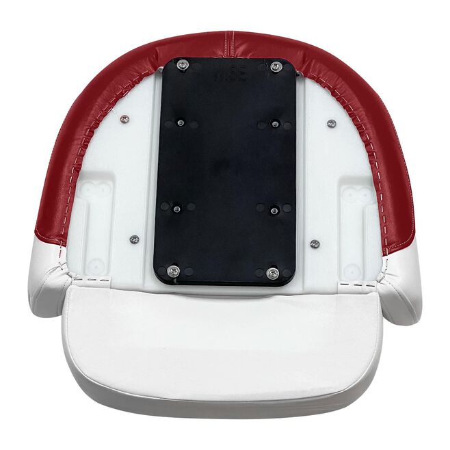 Wise Seats 3314-1774 Wise Baja Series Bucket Seat, Brite White / Grey / Dark Red