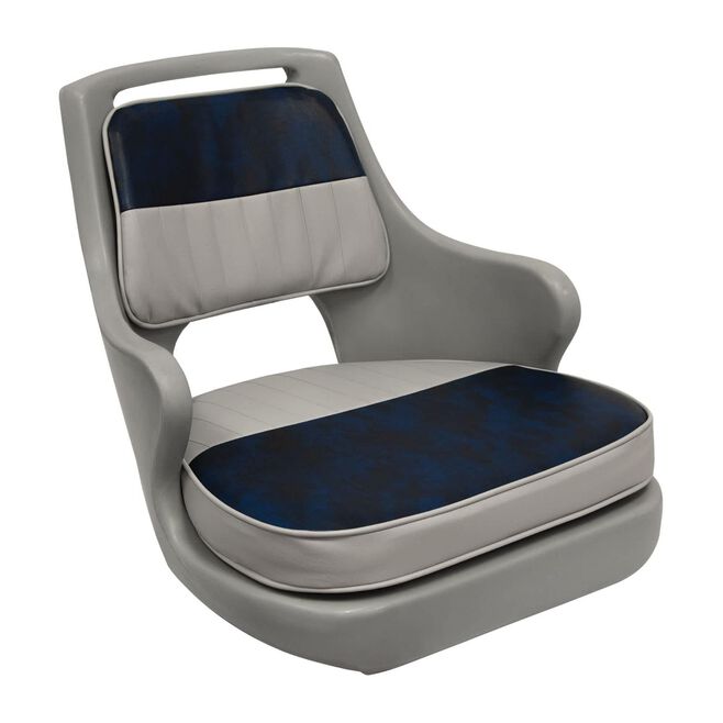 Wise Seats 8WD015-3-660 Wise Freshwater Bucket Seat W/Cushions, Gray/Navy Gray Shell