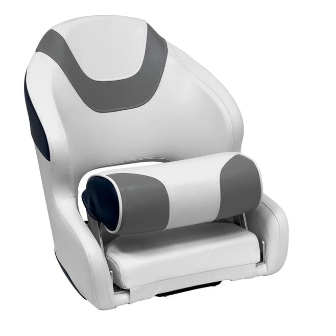 Wise Seats 3315-1773 Wise Baja Series Bucket Seat w/Bolster, Brite White / Grey / Round Midnight