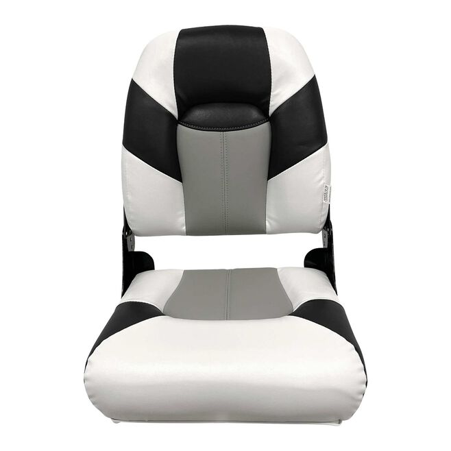 Wise Seats 1461-1782 Wise Baja Series High Back Seat, Brite White/Gray/Black