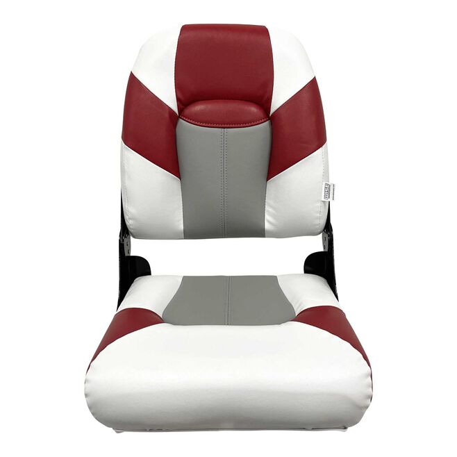 Wise Seats 1461-1774 Wise Baja Series High Back Seat, Brite White/Gray/Dark Red