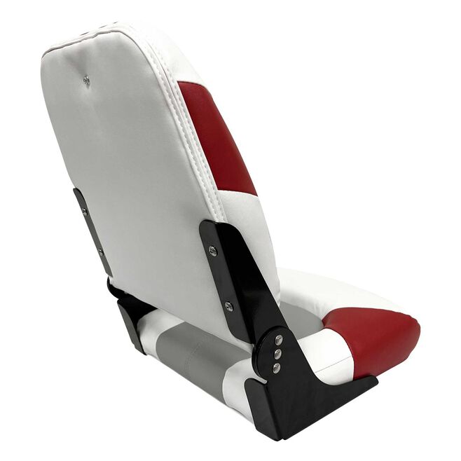 Wise Seats 1461-1774 Wise Baja Series High Back Seat, Brite White/Gray/Dark Red