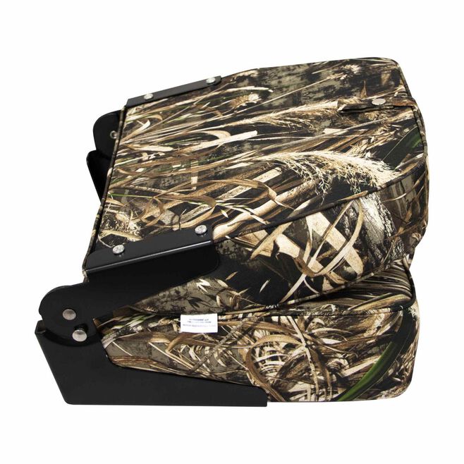 Wise 3312-733 Low Back Promotional Boat Seat, Real Tree Max 5 Camo, 16.25"D x 16"W x 18"H