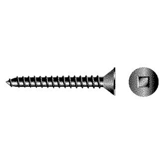 Seachoice SC3664 Square Tapping Screw Flat Head,#8 x 1"