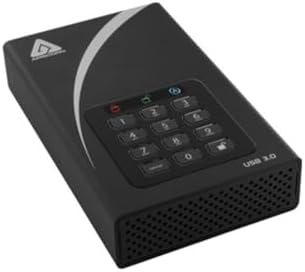 Apricorn 2TB Aegis Padlock DT 256-Bit Encrypted USB 3.0 Hard Drive (ADT-3PL256-2000