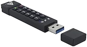 Apricorn 32GB Aegis Secure Key 3Z 256-bit AES XTS Hardware Encrypted FIPS 140-2 Level 3 Validated Secure USB 3.0 Flash Drive (ASK3Z-32GB,Black