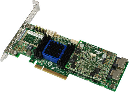 Adaptec RAID ASR-6405 4-Port PCI-Express 2.0 x8 SAS/SATA 2270000-R RAID 2270000-R Controller Card.