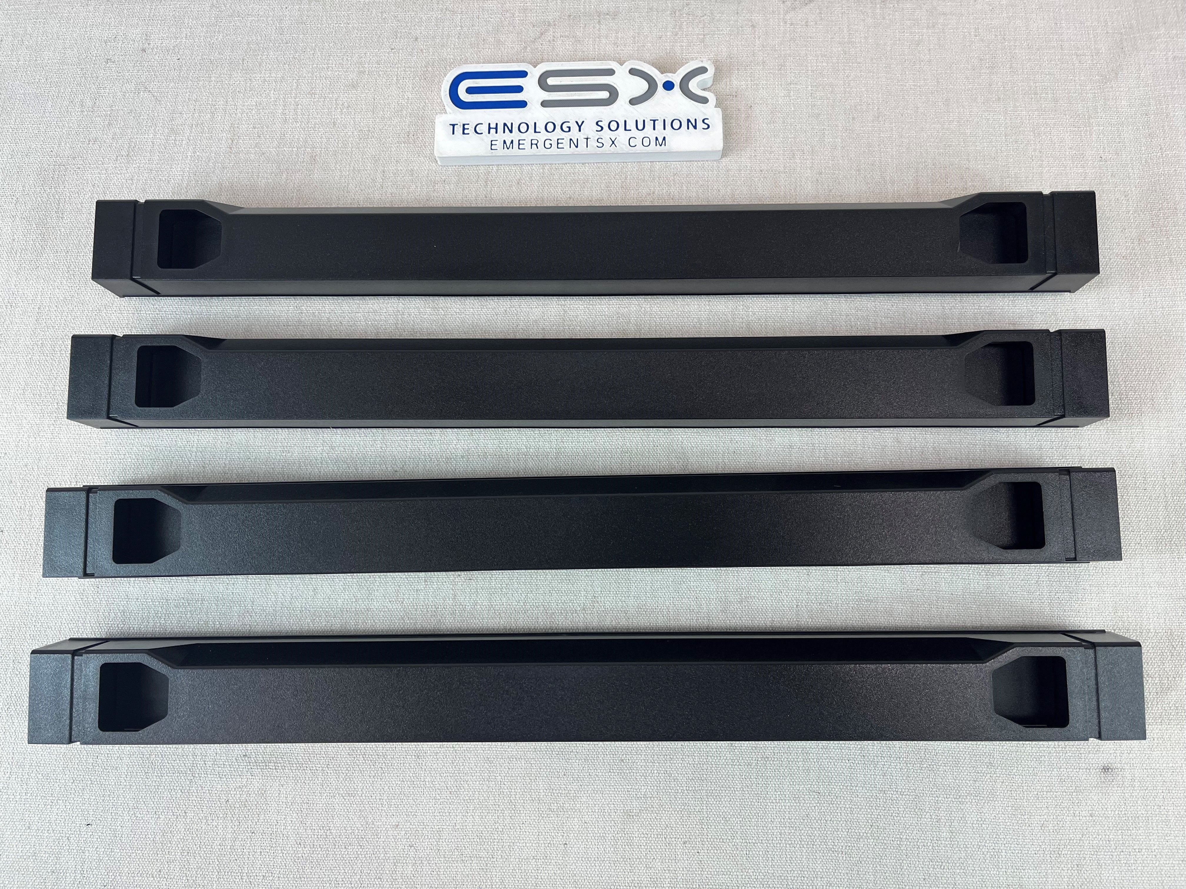 Lot of 4 HP 1U Rack Cabinet Blank Slot Filler 669519-001