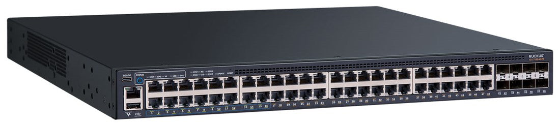 Ruckus ICX7150-48ZP-E2X10G 48 Ports Managed Rack-mountable Switch