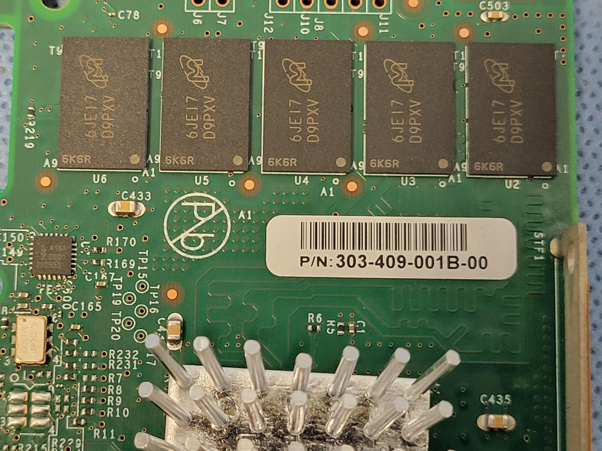 EMC Isilon X410 NVRAM PCIe Network Card Low Profile 303-409-001B
