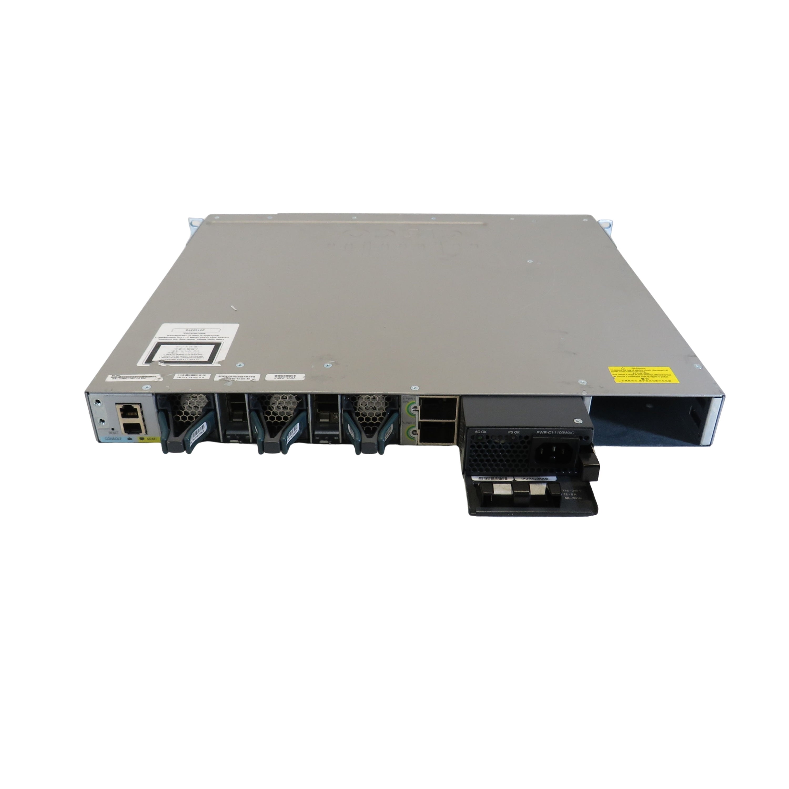 Cisco WS-C3850-48U-S IPB 48 Port 10/100/1000 Ethernet UPOE w/ 1100WAC (Refurbished)