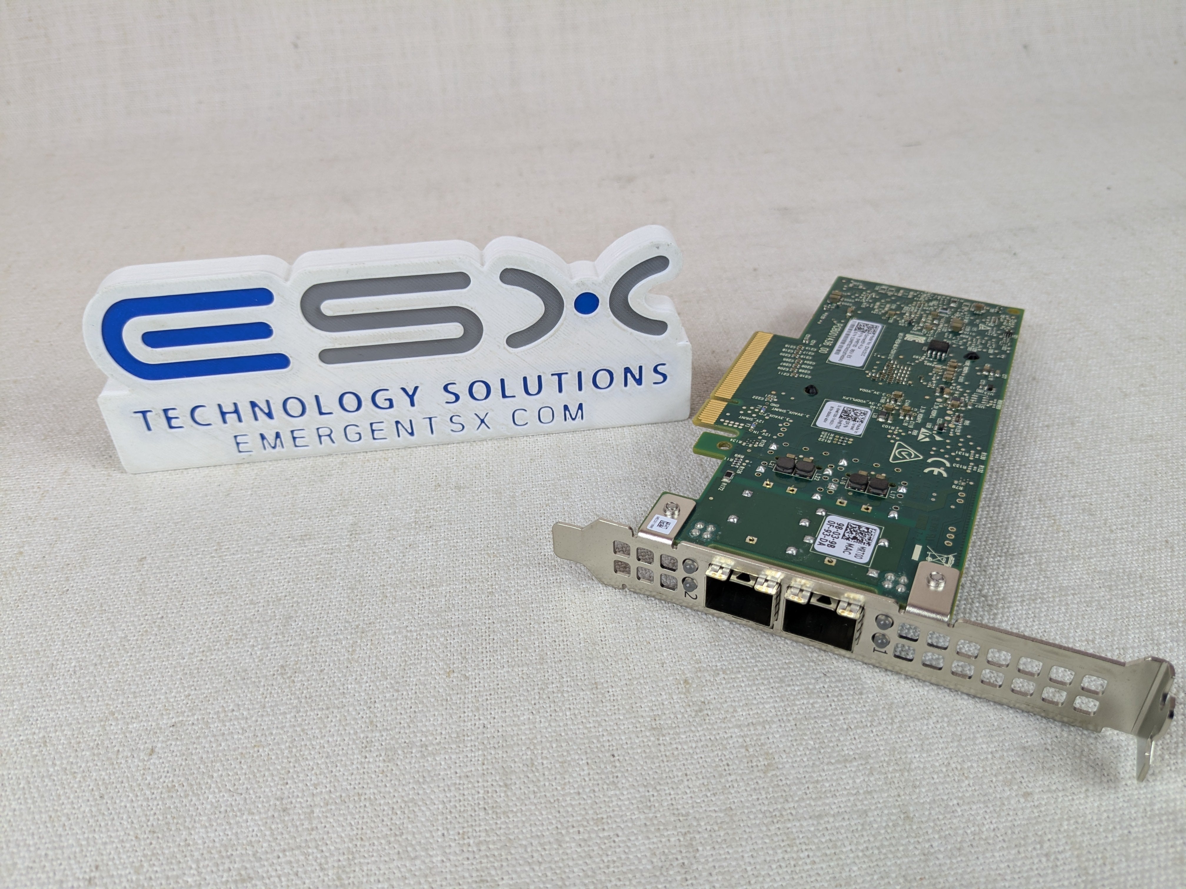Dell MRT0D Mellanox CX4121C Dual Port 25Gb/s SFP28 Network Adapter Full Height