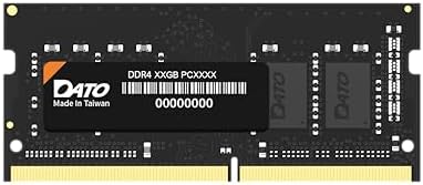 DATO 8GB RAM DDR4 3200MHz PC4-25600 CL22 SODIMM 1.2V 260-Pin Non-ECC SODIMM Laptop Notebook Memory Module
